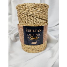 Sultan Simli Kağıt Ip El Örgü Ipi 200GR.-240MT. (1 Adet) - Renk: 202