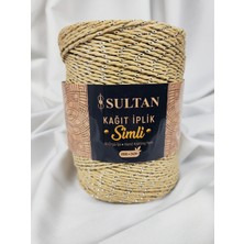 Sultan Simli Kağıt Ip El Örgü Ipi 200GR.-240MT. (1 Adet) - Renk: 102