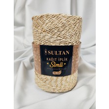 Sultan Simli Kağıt Ip El Örgü Ipi 200GR.-240MT. (1 Adet) - Renk: 245