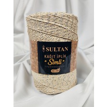 Sultan Simli Kağıt Ip El Örgü Ipi 200GR.-240MT. (1 Adet) - Renk: 145
