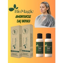 9.00 Sarı Biomagic Amonyaksız Kalıcı  Saç Boyası (2 Boya 2 Oksidan)