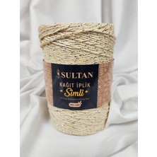 Sultan Simli Kağıt Ip El Örgü Ipi 200GR.-240MT. (1 Adet) - Renk: 127
