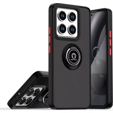 Varyant Store    Mi 15 Pro Kılıf Montreal Yüzüklü Silikon Kapak - Siyah