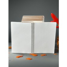 Orbak Kağıtçılık A5 Kraft Kapak Çizgisiz Defter | 14,8X21CM | 70 Yaprak | Geri Dönüşümlü | Vintage Stil