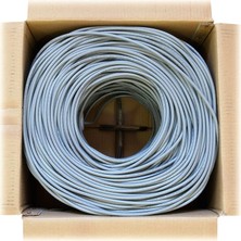 Frisby Frısby 305METRE Cat6 Utp 24AWG Gri Saf Bakır Kablo FNW-CAT628
