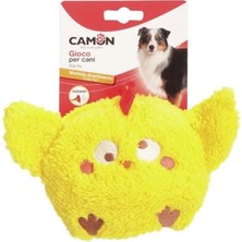 Camon El Tutma Yerli ve Ipli Gıcırtılı Peluş Civciv Köpek Oyuncağı 20 cm