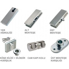 İsonem Kale Cam Kapı Aksesuar Seti Standart, Set 2
