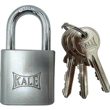 İsonem Kale KD001/10-640 Prinç Asma Kilit 40 mm Nikel Kaplamalı