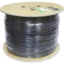 Hcs H06-00465-DP7-FB0000 Cat6 Utp 500 Metre Siyah/outdoor Network Kablosu