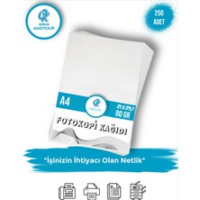 Orbak Kağıtçılık Fotokopi Kağıdı A4 80GR 250 Adet