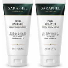 2'li Pişik Önleyici Bebek Bakım Kremi 200 ml | Saraphel Hassas Cilt Bakımı
