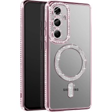Varyant Store   Samsung Galaxy A37 5g Joke Simli Magneticsafe Kılıf - Pembe