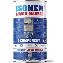 İsonem Liquid Marble Sıvı Mermer Tezgah ve Zemin Kaplaması 2.5 Kg - Smoke Grey
