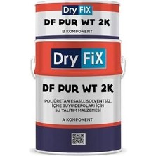 İsonem Dryfix Df Pur Wt 2k Içme Suyu Depoları Için Poliüretan Su Yalıtımı 20+4 kg kg Mavi
