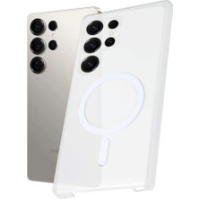 Eco Port Samsung Galaxy S25 Ultra Kılıf Pc Zara Magsafe Şeffaf Kılıf - Şeffaf