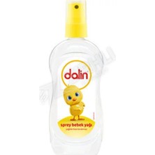 Dalin 200 ml Bebe Yağı Sprey Doğal İçerikli ve Hassas Ciltler İçin Uygun Koruma