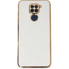 Eco Port Xiaomi Redmi Note 9 Kılıf Volet Silikon - Beyaz