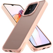 Eco Port Xiaomi Redmi 12C Kılıf Elegant Kapak - Pudra