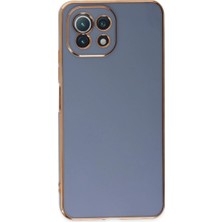 Eco Port Xiaomi Mi 11 Lite Kılıf Volet Silikon - Mavi