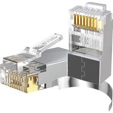 Unitek Unıtek Cat7 RJ45 50'li Pass Trough Konnektör (OT1093ATP01)