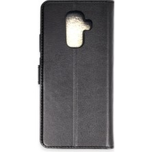 Eco Port Samsung Galaxy J8 Trend S Plus Kapaklı Kılıf - Siyah