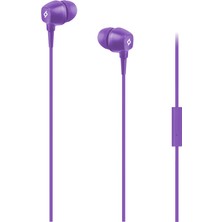Ttec Pop Mikrofonlu Kablolu Kulaklık Mor Stereo Kulaklıklar Akıllı Kumanda ile Bağlantı