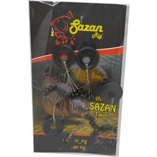 Sr Sazanrig Siyah Kauçuk Large (L) Stoper 30 Adet Pakette Misina İçin Kullanım