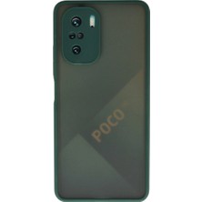 Eco Port Xiaomi Poco F3 Kılıf Montreal Silikon Kapak - Yeşil