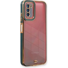 Eco Port Samsung Galaxy A03S Kılıf Liva Lens Silikon - Yeşil