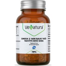Venatura Omega 3 1600 Balık Yağı 30 Kapsül