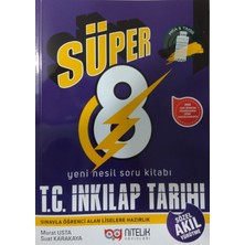 Nitelik Yayınları 8. Sınıf Süper İnkilap Tarihi Yeni Nesil Soru Kitabı (B) Sınav Hazırlığı