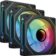Vento VF1202FI 3X12CM Argb LED Kasa Fanı
