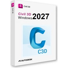 Autodesk Civil 3D 2027 (Windows) - 1 Pc 1 Yıl Serial Kod (Full Sürüm)