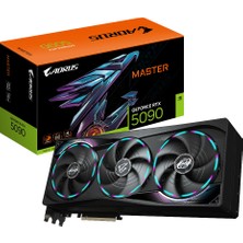 Gigabyte Krk Gıgabyte GV-N5090AORUS M-32GD, RTX5090, Aorus Master, 32GB, Gddr7, 512BIT, 3 Fanlı, 1xhdmı, 3xd