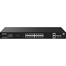 Tenda 16PORT Poe 250W 2-Sfp Gigabit Cloud Yönetilebilir Switch TEG2220P-16-250W