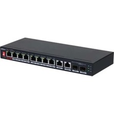 Dahua 8port Poe 90W 2-Sfp Gigabit Yönetilemez Switch PFS3210-8ET2GF-96