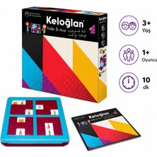 Zet Zeka KELOĞLAN Hide & Find Zeka ve Akıl Oyunu 3+ Yaş 1+ Oyuncu