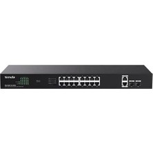 Tenda 16PORT Poe 250W 2-Sfp 2-Uplink Gigabit Yönetilemez Switch TEG1120P-16-250W