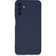 DS LLC Samsung Galaxy A24 4g Kılıf Nano Içi Kadife Silikon - Lacivert