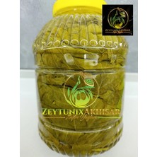 ZeytunixAkhisar Doğal Salamura Manisa Sultaniye Asma Uç Yaprağı (5 Lt. Pet Kavanoz)