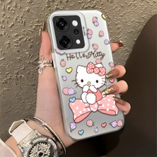 Ucuc Oppo RENO14 Pro Uyumlu Sert Akrilik Arka Silikon Kenar Lens Koruma Kılıf