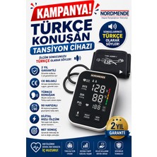 Die Grup Türkçe Konuşan Şarjlı Dijital Tansiyon Aleti | Büyük LCD Ekran, Otomatik Kol Tipi, Hafızalı