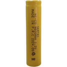 Die Grup 1.2V 600 Mah - N Boy - Ni-Cd Şarjlı Pil - (Başsız / Flat Head)