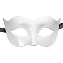 Die Grup Beyaz Renk Masquerade Kostüm Partisi Venedik Balo Maskesi