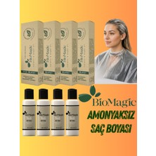 BioMagic 5.00 Açık Kahve Amonyaksız Saç Boyası (4 Boya 4 Oksidan)