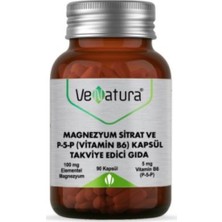 Venatura Magnezyum Sitrat ve P-5-P Vitamin 90 Kapsül