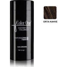 Color One 50 gr Topik Saç Tozu Boy Amonyaklı Akaju Kahve Uzun Süre Kalıcı Canlı Renkler