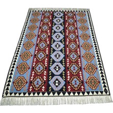 Zehra Abla Halı Yeni 3m2 El Dokuma Otantik Doğu Anadolu Van Yün Kilim 7348