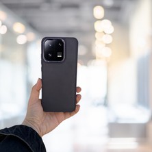 Die Grup Xiaomi Mi 13 Pro Arkası Buzlu Şeffaf Hassas Düğme Kamera Çıkıntılı Sert Mat Perfect Mor