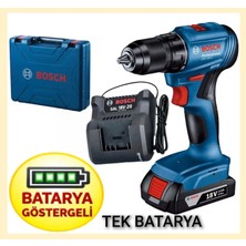 Bosch Gsb 185 Li Darbeli Matkap Vidalama Göstergeli Tek Batarya